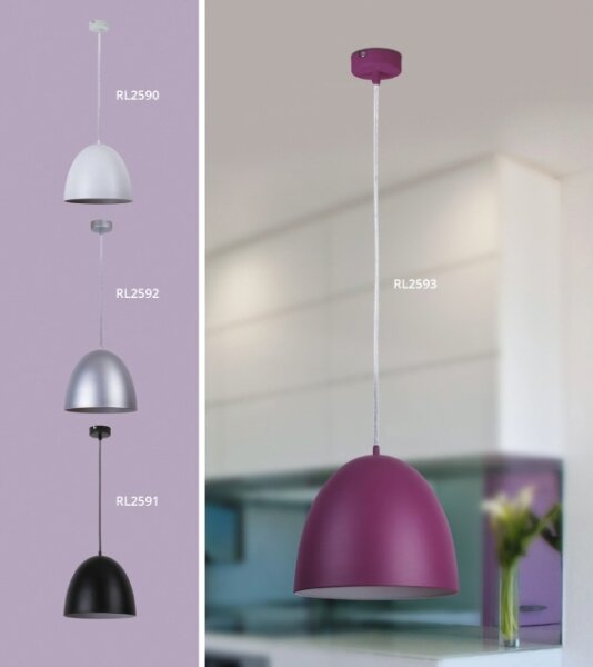 Rabalux 2590 - Lampadario OLIVIA 1xE27/60W/230V