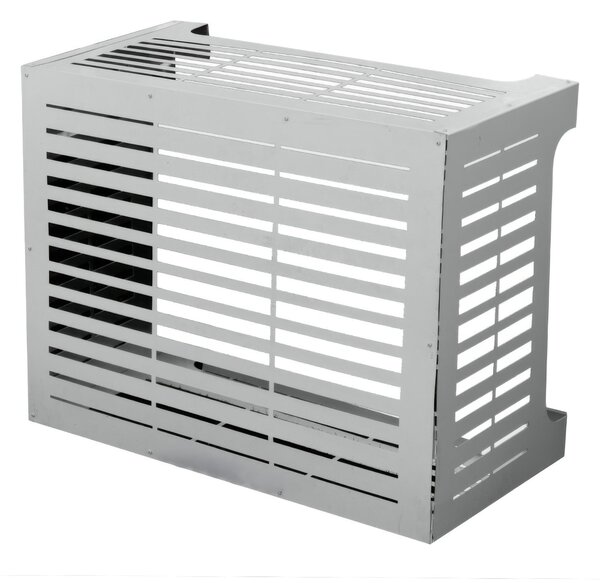 Copricondizionatore copertura per climatizzatore LIEAR M 86x44xh 68 cm in alluminio colore Colore: bianco RAL9010