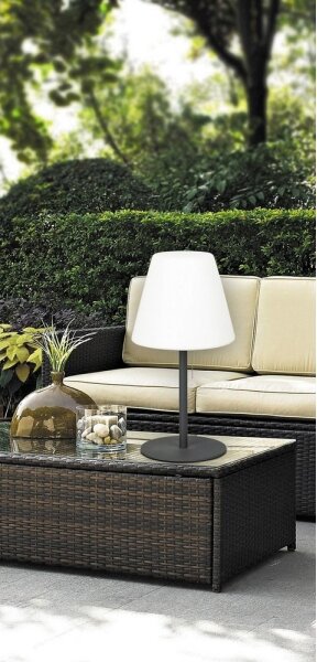 Rabalux 8658 - Lampada da tavolo da esterno LIDA 1xE27/23W
