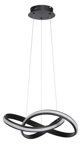 Lampada a sospensione LED dimmerabile su cavo SALO LED/28W/230V 3000K nero