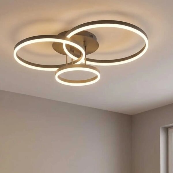 Plafoniera LED VAASA LED/58W/230V 3000K nera