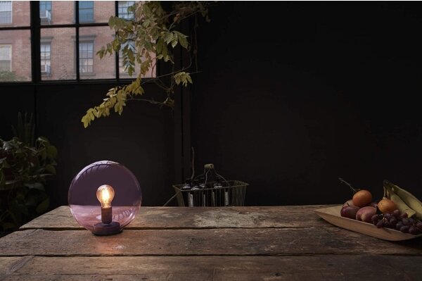 Ledvance - Lampada da tavolo BUBBLE 1xE27/40W/230V rosa