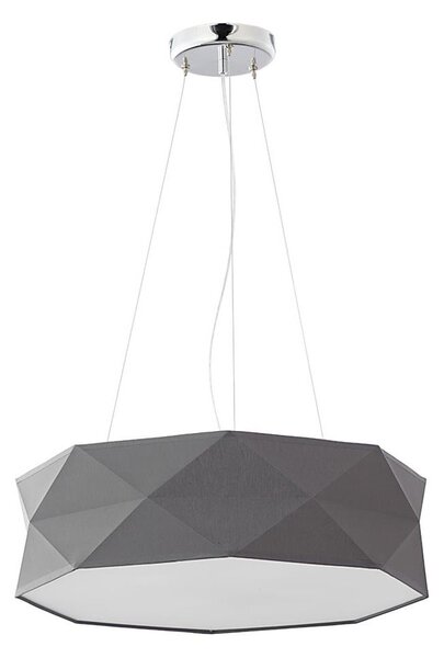 Lampadario su corda KANTOOR 1xE27/15W/230V grigio