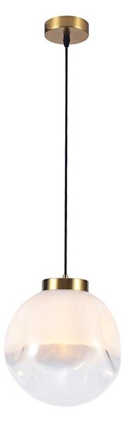 Lampadario a cavo VANA 1xE27/40W/230V bianco/oro