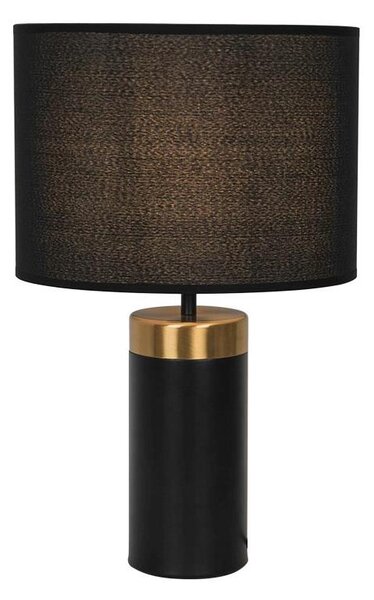 Lampada da tavolo LUCIANO 1xE27/40W/230V nero/oro