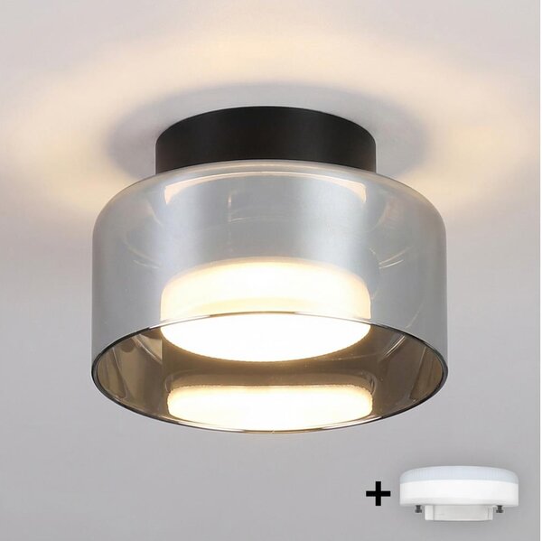 Brilagi -LED RGB dimmerabile faretto AURA LUX 1xGX53/14W/230V Wi-Fi Tuya nero/fumé