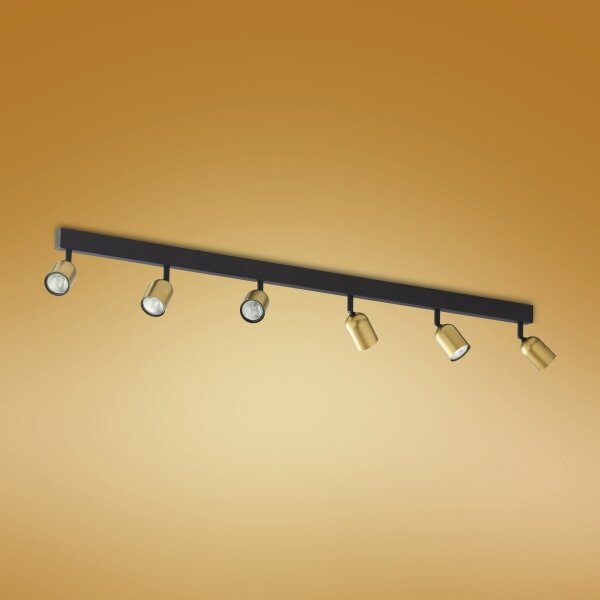 Faretto LED RGBW dimmerabile TOP 6xGU10/6,5W/230V 2700-6500K oro/nero