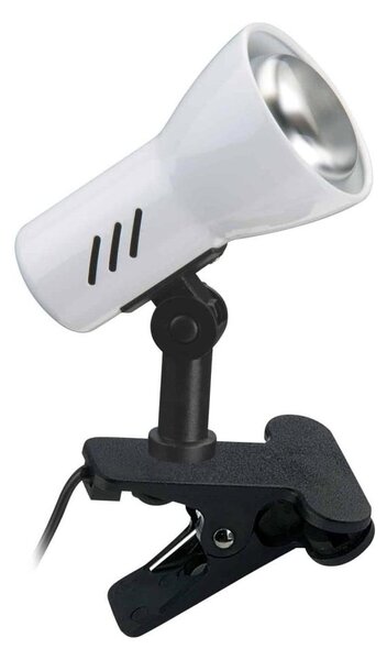 Briloner 2794/016P - Lampada con clip 1xE14/40W/230V nero/bianco