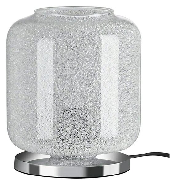 Briloner 7011-018 - Lampada da tavolo COLD 1xE27/40W/230V trasparente/cromo lucido