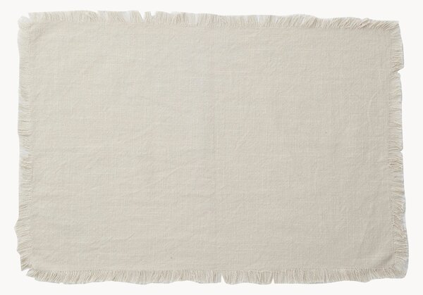 Set di 4 tovagliette americane in cotone Leo