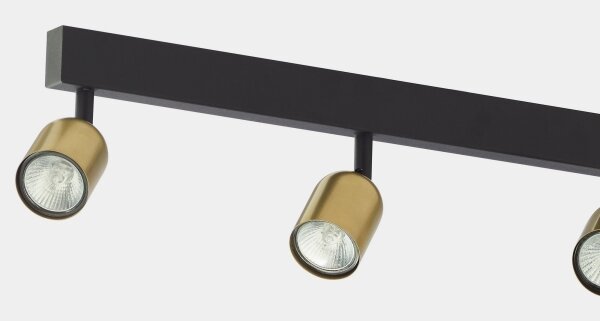 Faretto LED RGBW dimmerabile TOP 6xGU10/6,5W/230V 2700-6500K oro/nero