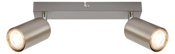 Briloner 2172-022 - Faretto SPOT 2xGU10/9W/230V cromo satinato