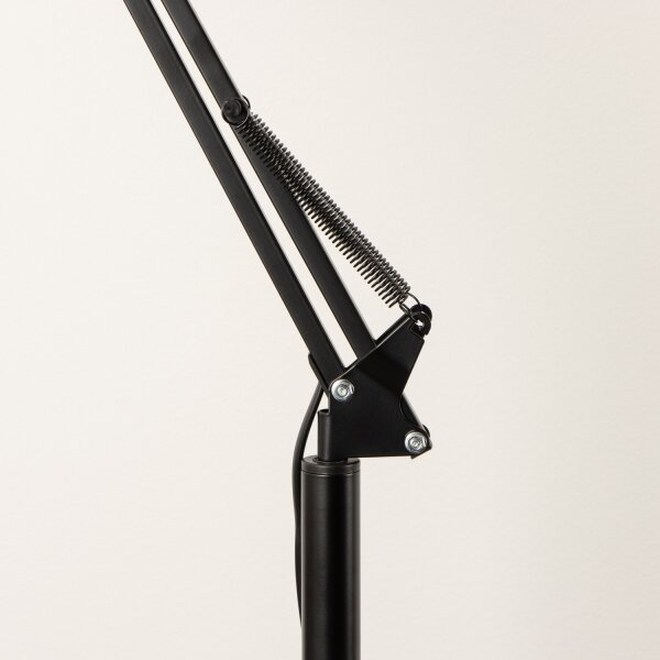 Brilagi - Lampada da terra flessibile TASKER 1xE27/60W/230V 184 cm nera