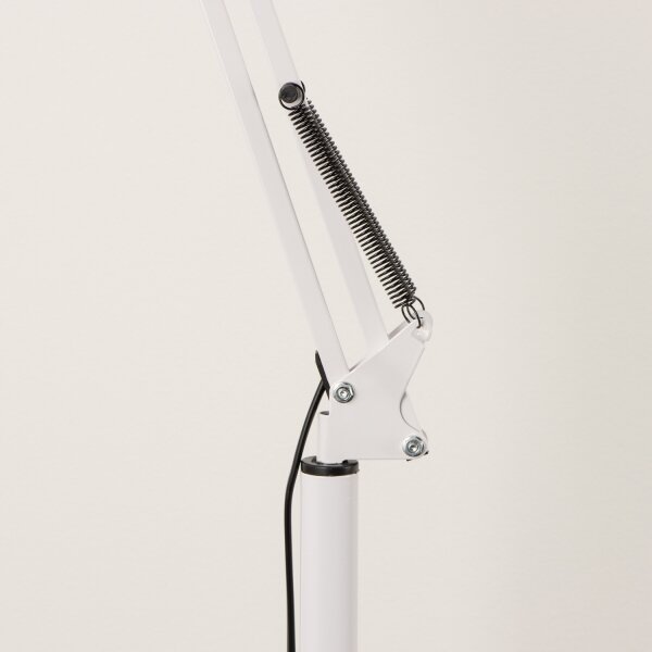 Brilagi - Lampada da terra flessibile TASKER 1xE27/60W/230V 184 cm bianca