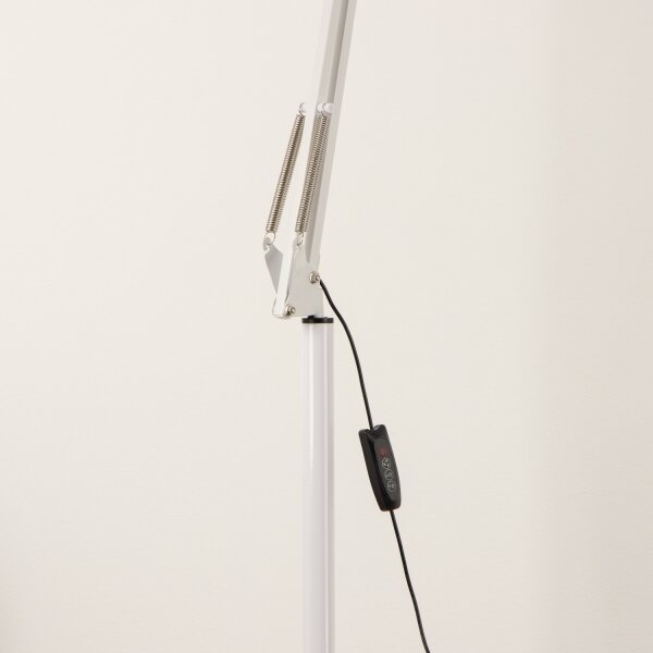 Brilagi - Lampada da terra LED flessibile dimmerabile VARIO LED/14W/230V 157 cm bianca