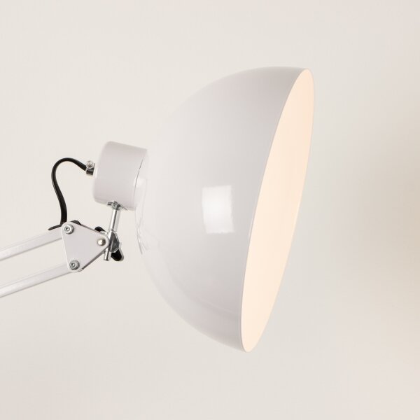 Brilagi - Lampada da terra flessibile TASKER 1xE27/60W/230V 157 cm bianca