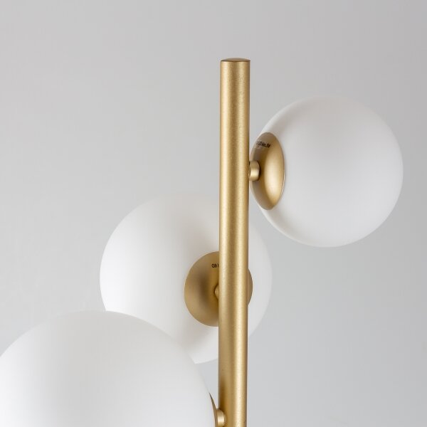 Brilagi - Lampada LED da terra MILLA 7xG9/3W/230V oro/bianco