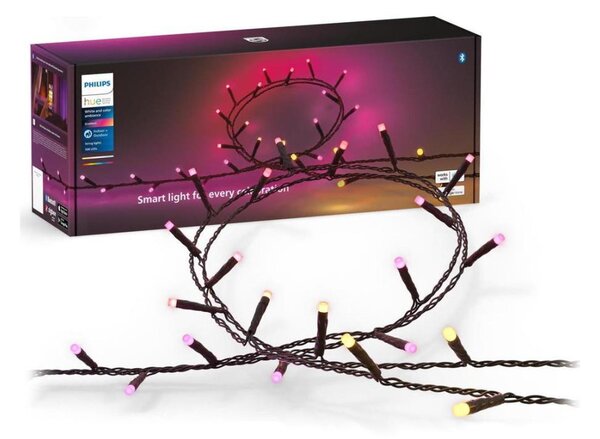 Philips-LED RGBW dimmerabile catena luminosa da esterno HUE WACA 500xLED 44,4 m IP54
