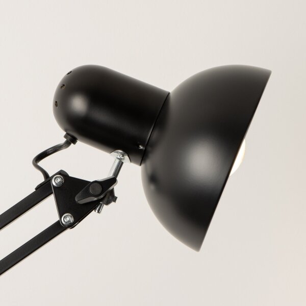 Brilagi - Lampada da terra flessibile TASKER 1xE27/60W/230V 184 cm nera