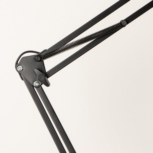 Brilagi - Lampada da terra flessibile TASKER 1xE27/60W/230V 184 cm nera