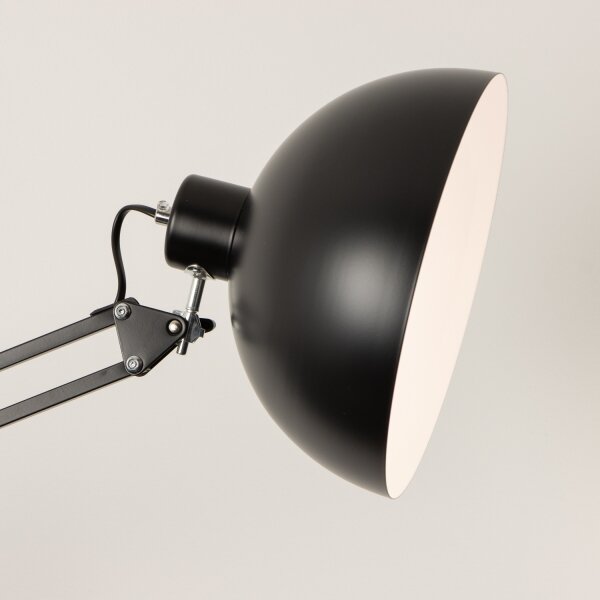 Brilagi - Lampada da terra flessibile TASKER 1xE27/60W/230V 157 cm nera