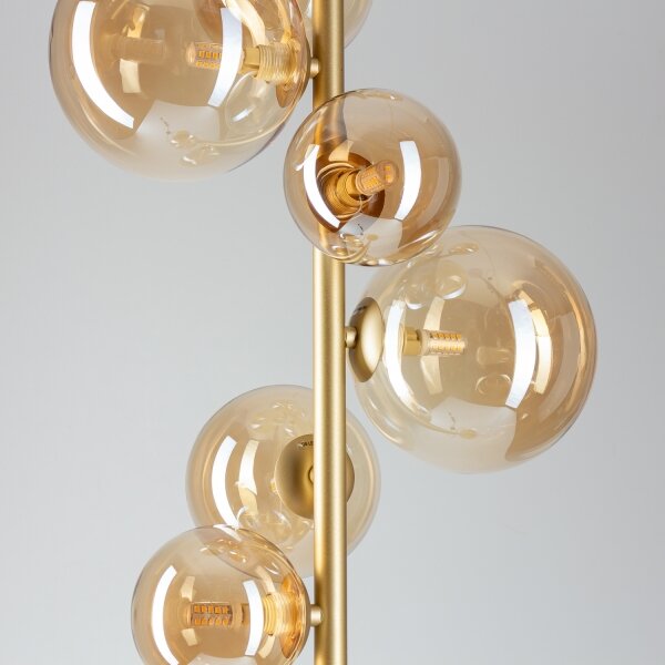 Brilagi - Lampada LED da terra MILLA 7xG9/3W/230V oro