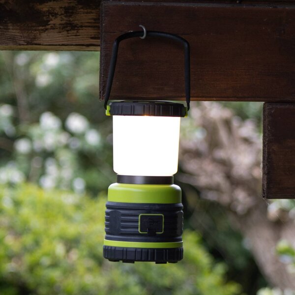 FH Lighting Lampada LED da esterno ricaricabile 850944 nero/verde Altezza 19 cm Plastica 850944, dimmerabile, Nero, Plastica, Moderno