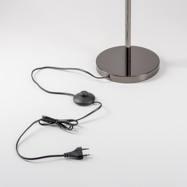 Brilagi - Lampada da terra LED MILLA 7xG9/3W/230V nero cromato/oro