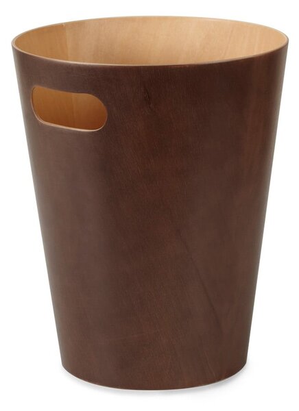 Cestino per la spazzatura marrone da ufficio 7,5 l Woodrow – Umbra