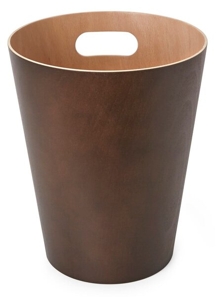Cestino per la spazzatura marrone da ufficio 7,5 l Woodrow – Umbra