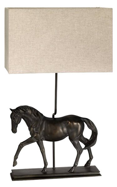 Lampada da tavolo Dorado marrone-beige 1xE27x40W in resina, dimensioni: 77x42x28 cm, IP20, Designer's Lightbox