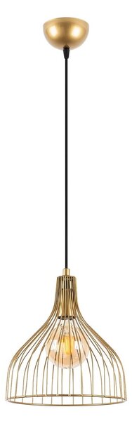 Lampada a sospensione color oro con paralume in metallo ø 25 cm Cafu - Opviq lights