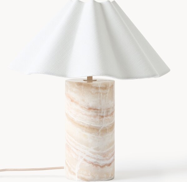 Lampada da tavolo a LED con luce regolabile e base in marmo Arya