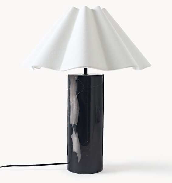 Lampada da tavolo a LED con luce regolabile e base in marmo Arya