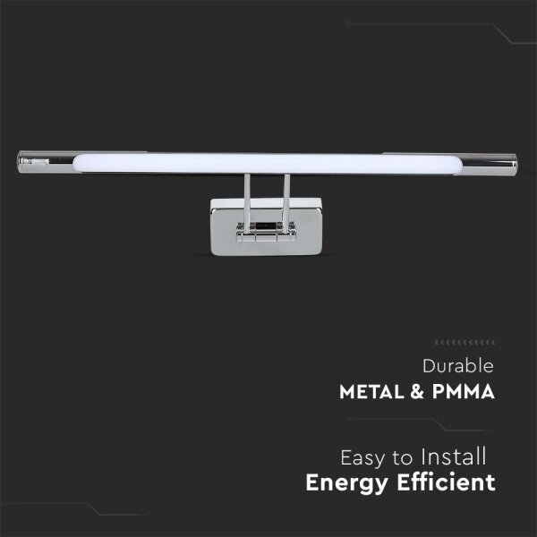 Illuminazione a LED per specchi LED/13W/230V 3000K 64cm cromo