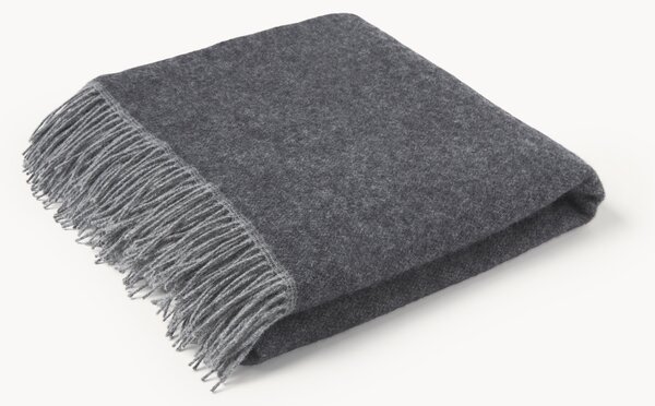 Coperta reversibile in lana Double Face