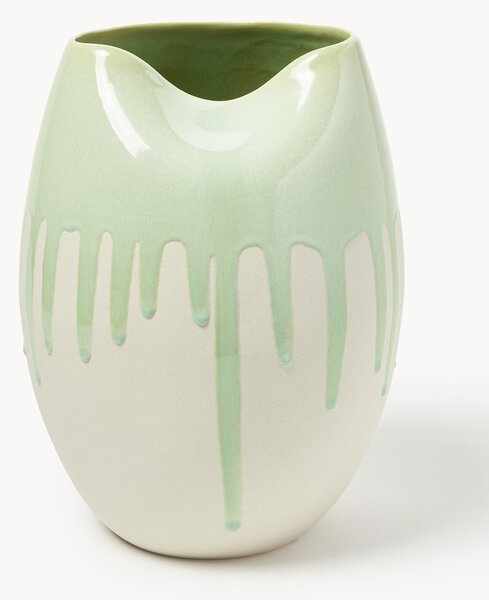Vaso con effetto goccia Lane, alt. 31 cm