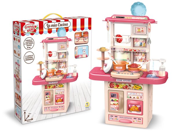 Teorema Giocattoli Cucina Giocattolo 80029 Multicolor 65cm con Luci Suoni e Lavello