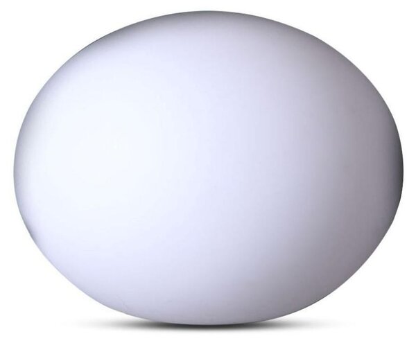 V-TAC VT-7801 Lampada LED da terra sfera ovale light Ø20cm multicolor RGB batteria ricaricabile IP67 con telecomando - sku 40141