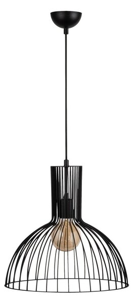 Lampada a sospensione nera con paralume in metallo ø 38 cm Fellini - Opviq lights