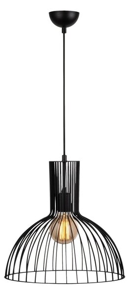 Lampada a sospensione nera con paralume in metallo ø 38 cm Fellini - Opviq lights