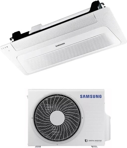 Samsung Climatizzatore a Cassetta 1 Via 9000 btu Monosplit Condizionatore con Pompa di Calore Classe A+++/A+ (Unit Interna + Unit Esterna) con Pa