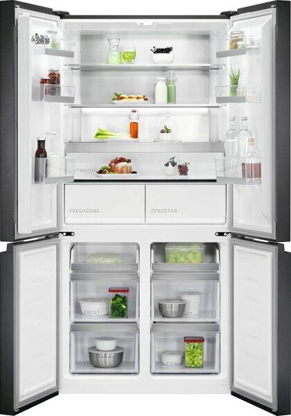 Aeg Frigorifero Americano Side by Side Capacit 522 Litri Classe energetica D Raffreddamento No Frost colore Nero - RMB952D6VB