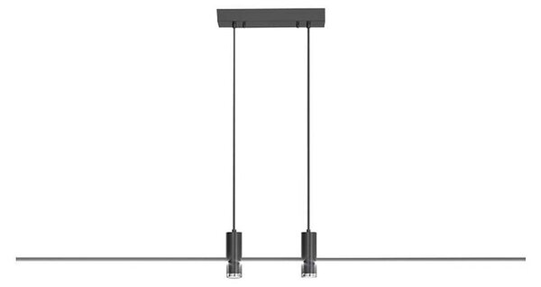 V-TAC VT-7827 Lampadario a sospensione LED colore nero 19W design moderno 80*115cm luce 4000K - 10088