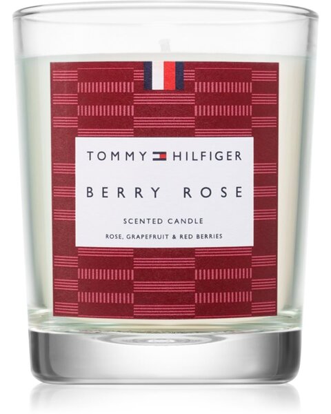 Tommy Hilfiger Home Collection Berry Rose candela 180 g