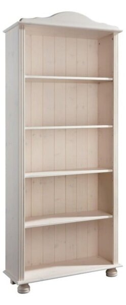 Libreria bianca in legno di pino 70x181 cm Ella - Støraa