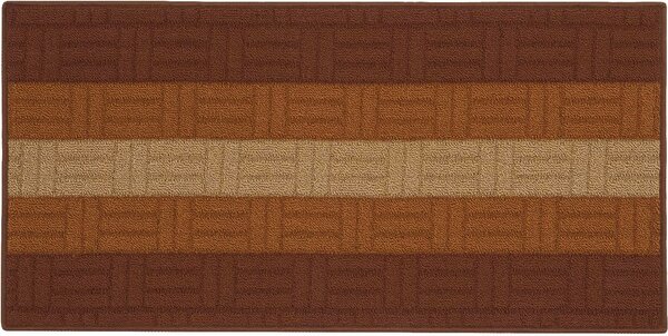 Emmevi Tappeto per ucina Mia 50x115 Marrone Pezzi 4 - C