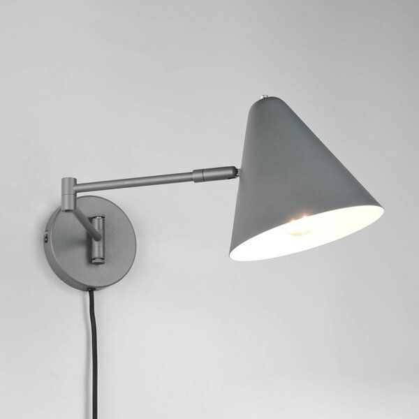 Trio Lighting Applique da parete Cosima, Nero, Soggiorno / Sala da pranzo, Metallo, Moderno, Applique