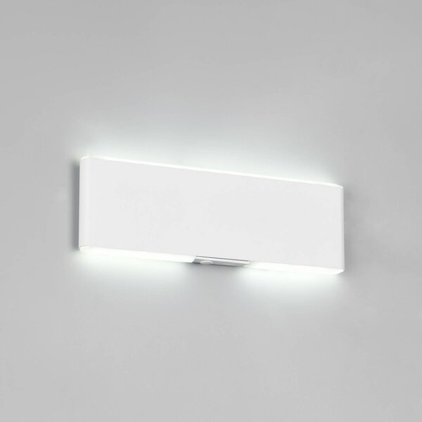 Trio Lighting Applique da parete a LED Conchita, dimmerabile, Bianco / Opale, Soggiorno / Sala da pranzo, Metallo, Moderno, Applique a LED