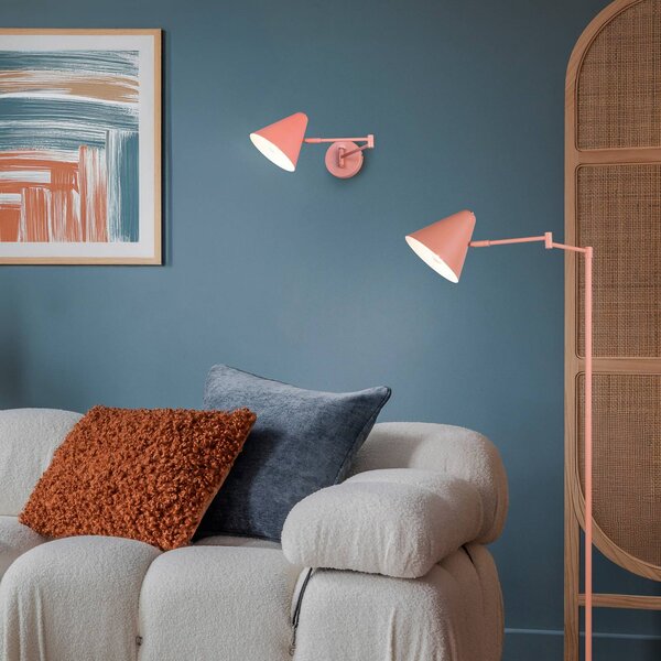 Trio Lighting Applique da parete Cosima, Giallo / Arancione, Soggiorno / Sala da pranzo, Metallo, Moderno, Applique